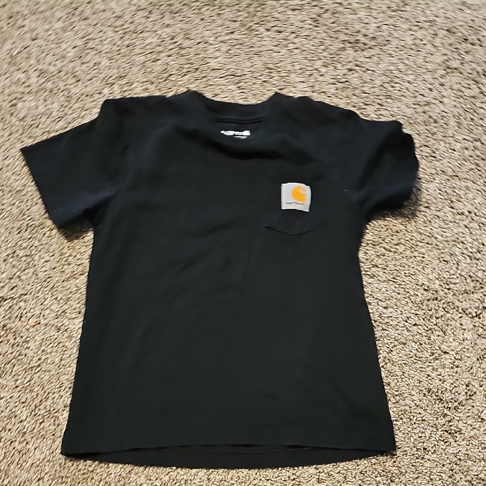 Carhartt Black Tee with Logo Patch